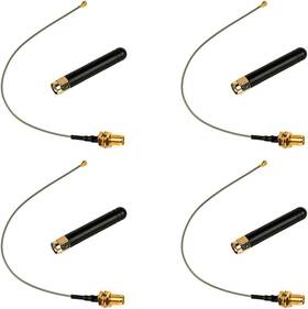 8541545929 Diymalls Lora Antenna Pigtail 915mhz 2dbi U.fl Ipex To Sma Connector For Esp32 Oled