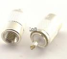 Drf-259-s Lot Male Rf Connectors Clamp Type Uhf Adapters