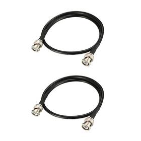 Duefixing 672668618882 2pcs 50 Ohm 20 Inch Coaxial Cable Rg58