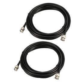 Rg58 Duefixing 680520210129 2pcs Coaxial Cable With Bnc Male To Connectors 50 Ohm 15 Ft Rg58 Duefixing 680520210129 2pcs Coaxial Cable With Bnc Male To Connectors 50 Ohm 15 Ft