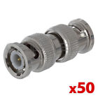 E-1175 Lot Of 50 Cmple Bnc Cctv Coax Coaxial Cable Coupler Adapter Connector E-1175 Lot Of 50 Cmple Bnc Cctv Coax Coaxial Cable Coupler Adapter Connector