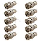 E-1177 Lot Of 10 Cmple Connector Jack Female To Bnc Plug Male Adapter E-1177 Lot Of 10 Cmple Connector Jack Female To Bnc Plug Male Adapter