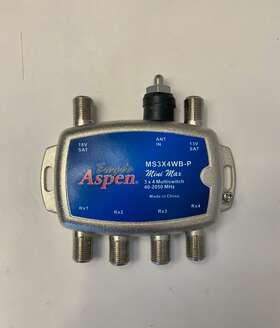 Ms3x4wb-p Eagle Aspen Mini Max 3-in X 4 Out Multi-switch 40-2050 Mhz 18v 3x4