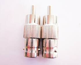E6043 Eastone 5 Pcs New Bnc Female To Rca Male Plug Coax Adapters Top Grade Usa