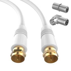 Ecjtu 705887504428 5ft Rg6 Coaxial Cable Tv Coax Cord Extender Gold Plated Connectors Com