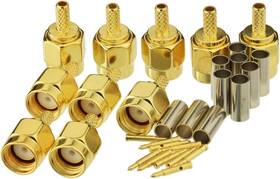 Rg174 Eightwood 707137023024 10pcs Sma Male Crimp Rf Connector Goldplating For Rg316 Cable Rg174 Eightwood 707137023024 10pcs Sma Male Crimp Rf Connector Goldplating For Rg316 Cable