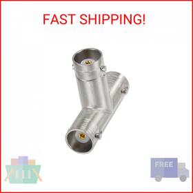 Aplus-v2 Eightwood .aplus-v2 2pcs Bnc Tee Type Adapter Female To Video Splitte