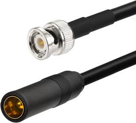 Ewuj0140 Eightwood Bnc Male To Din Am/fm Female Adapter Extension Cable Coax Rg58 12 Inch