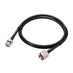 Ewuj0187 Eightwood Uhf Pl259 Male To Bnc Cable Rg58 Coax 3 Feet For Cb Radio Ham And Amateur