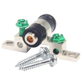 Electronics 313104359302 Coax Grounding Block F Pin Female Coaxial Ground For Cable Sate