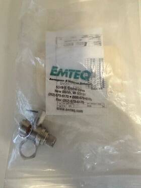 Es-105-6 Emteq Nfs500-2 Jack Type N Straight Blkhd Collins