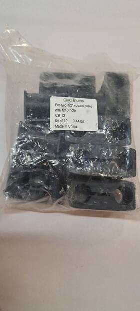 Sii-cb-114 Enforcer Cb-12 Coax Support Blocks For 1/2 Inch - Kit Of 10