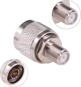 Envistia 732387207146 50 Pieces N-type Male Plug To F Female Jack Rf Adapter Barrel Connector 50x