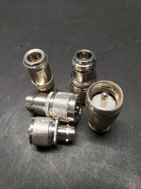 Envistia 850047414649 5 Pc Uhf Male To N Female Bnc M Female. Never Used