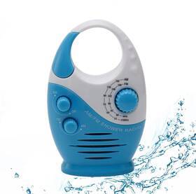 Erthree 690091780143 Shower Radio Bathroom Am Fm Waterproof Hanging Adjustable
