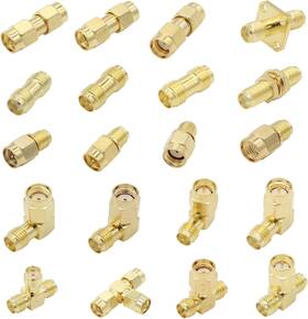 Exgoofit 744759603975 Sma Connector Kit 20pcs 90 Adapters For Fpv Radio And Ip Camera Exgoofit 744759603975 Sma Connector Kit 20pcs 90 Adapters For Fpv Radio And Ip Camera