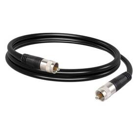 Sma105102 Exgoofit Rg8x Coaxial Cable 6.6ft 2m Cb Coax Uhf Pl259 Male To 2m-6.6ft