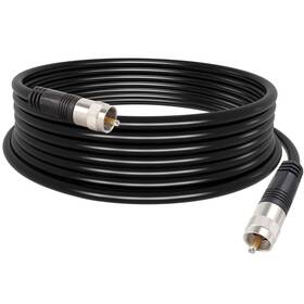 Sma105106 Exgoofit Rg8x Coaxial Cable 20ft 6m Cb Coax Uhf Pl259 Male To C