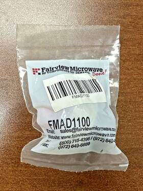 Fmad1100 Fairview Microwave Rf / Coaxial Adapter Low Pim 7/16 Din Plug 4.3/10 Jack 50 Ohm