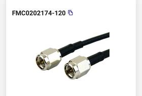 Fmc0202174-120 Fairview Microwave Sma Male To Rg174 Rf Coaxial Cable Jumper 10 Ft