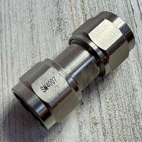 Sm4007 Fairview Microwave N Male To Plug Adapter Passivated Stainless Steel Body 1.2 Vswr