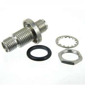 Sm4918 Fairview Microwave Hermetically Sealed Sma Female Bulkhead Adapter