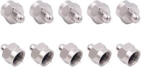Fancasee 313099750771 Coax Cap Cover 10-pack 75 Ohm Terminal F Type Male Jack Plug Resi
