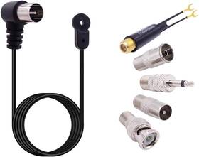 Fancasee 445025816862 Universal Fm Antenna 75 Ohm F Male Push On Plug Coax Coaxial Cable Ante