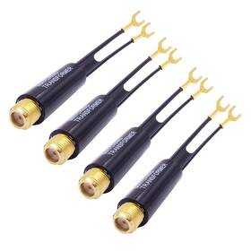Fancasee Us-conn-16 Matching Transformer 4-pack Gold Plated 75 Ohm To 300 Adapter Uhf/vhf/fm B