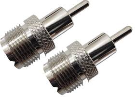 Pl-259 Firestik 693031604004 2lot Ar-2 Cb Radio Coax Adapter To Motorola Am/fm Pin Plug