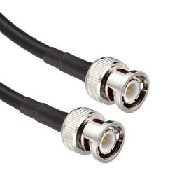 Fixinairp 672668612460 50 Ohm 25 Ft Coaxial Cable Rg58 Diy Bnc Male To 1pcs