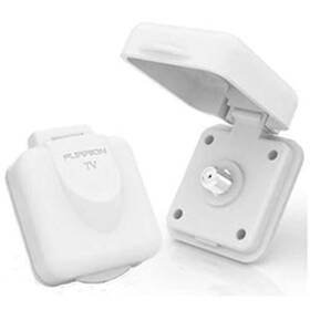 Furrion 897023262999 Mini Tv/sat Inlet Square With F-type Connector For Coaxial Cable Feed Furrion 897023262999 Mini Tv/sat Inlet Square With F-type Connector For Coaxial Cable Feed