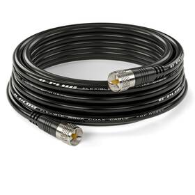 Pl259 G-plug 060754991523 Rg8x Coaxial Cable 30ft Inch 50 Ohm Lowloss Coax With Connectors Pure Coppe