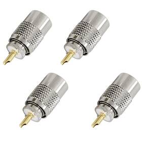 Rg-213 Gagool 730637913540 Pl259 Coax Connectors Uhf Pl-259 Male Solder Connector Plug For Rg58