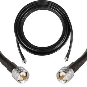 S-mr400 Gemek 633337768970 36ft Pl259 To Extension Cable Low Loss Coax Uhf M/m Jumper For