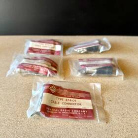 874-c9 General Radio Type Cable Connectors Lot Of 5 New Sealed