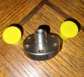 Glenair 947-433 Coaxial Hermetically Sealed Stainless Steel Feedthru