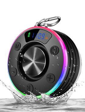 Gliship 659135370900 Bluetooth Shower Speaker Waterproof Mini Suction Cu Gliship 659135370900 Bluetooth Shower Speaker Waterproof Mini Suction Cu