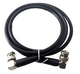 Cc59a-5hr2 Global Connectivity 2 Pcs L-com Rg59a Coaxial Cable Bnc 90 Male / 5.0 Ft Gold