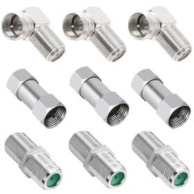 Ljt-002 Groword Coaxial F-type Coupler Kit - Rg6 Coax Tv Cable Connec Ljt-002 Groword Coaxial F-type Coupler Kit - Rg6 Coax Tv Cable Connec