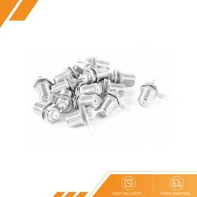 Gryfton 669739144326 15 X F Type Chassis Panel Mounted Socket Female Soldering Connector Adapters