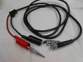 1587-60 H.h. Smith/dialight Test Probe Bnc To Alligator Clips Red And Black 5ft Long New Old Stock