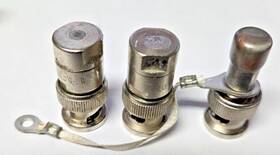 1250-0207 Hp 3 Pcs Bnc Male 50 Ohm .7w Dummy Load Or Termination 1 With Lanyard 2