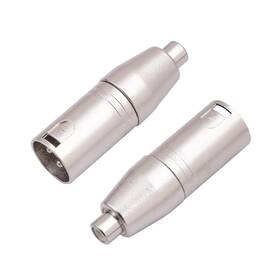 Lz1174 Hualeu Xlr Male To Rca Female Adapter Cable - 2 Pack Audio Connector Converter For M