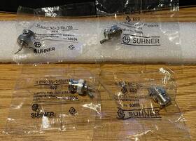 Bnc-50-2-13c Huber Suhner 11 Bnc-2-13c/133 Lot Of 4 Bnc-50-2-13c/133 Bnc Connector Plug Male For Rg316 50