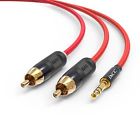 I-stereo-mm-2rca-nylon-6ft-01 Ixcc Headphone Adapter Feet Dual Shielded Male To 817983022710