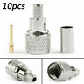 I002-d031 Unbranded Male Crimps Connector For Cable Motorola Radio Antenna Nw