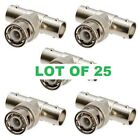 Ibt-561.992 Invax Lot Of 25 Pcs Bnc Tee Adapter Jack Plug Coaxial Splitter