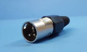 Impact Acoustics 40658 2pcs- Xlr Male Inline Connector 3pin