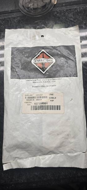 437298001 International Cable Antenna Coaxial Extension Pn